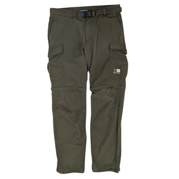 karrimor Med comfy convertible pants army green lightweight adjustable pockets - Picture 2 of 13